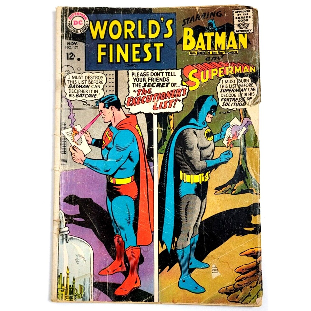 WORLD'S FINEST #171 (1967) - ‎ GD  / SUPERMAN / BATMAN